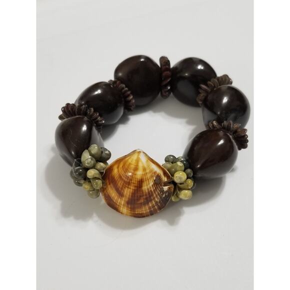 Two stretch shell bracelets nice b31 - Picture 13 of 14